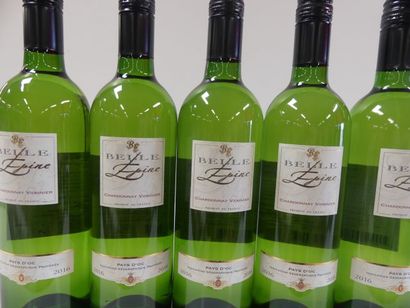 null 11 bouteilles de Chardonnay 2016 La Belle Rive IGP Les Vignerons de Schiste...