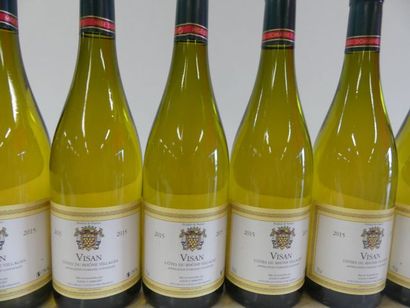 null 8 bouteilles de Visan 2015 Côtes du Rhône Villages Louis d'Armont