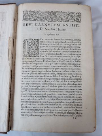 null Lot de deux ouvrages, comprenant : 
- LIVIUS Titus. Titi Livii Patavini, Romanae...