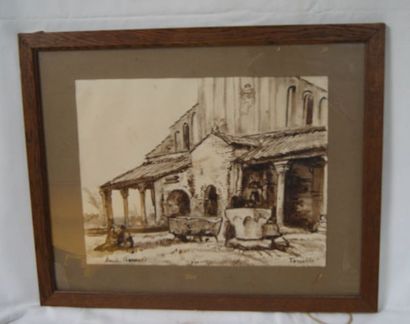 null Emile BERNARD (1868-1941)
L'église de Torcello
Encre.
Signée en bas à gauche.
Située...