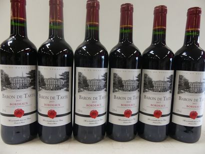 null 6 bouteilles de Bordeaux 2017 Baron de Taste