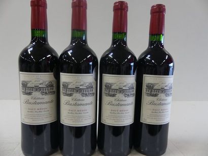 null 4 bouteilles de Haut Médoc 2013 Château La Bustamande Récoltant Médaille d'...