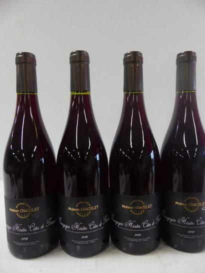 null 4 bouteilles de Bourgogne Hautes Côtes de Beaune 2016 M Chatelet