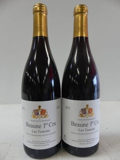 null 2 bouteilles de Beaune 1er Cru Les Teurons 2013 Romuald Valot