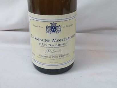 null Bouteille de Chassagne-Montrachet, Premier Cru, cuvée "Les Baudine" Gabriel...