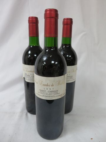 null 3 bouteilles de Saint Chinian, Les Landes de Berloup, 1997 (1ea)