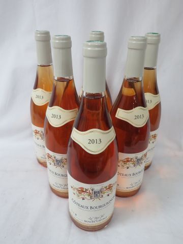 null 6 bouteilles de Côteaux Bourguinons, Rosé, Benoît Lafont, 2013.