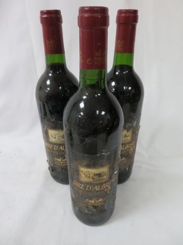 null 3 bouteilles de Béarn-Bellocq, Sire d'Albret, 1992. (esa, LB)
