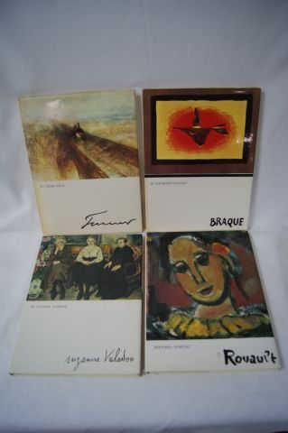 null Lot de livres d'Art, éditions Bonfini dont Rouault, Braque, Valladon, Turner...