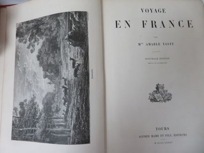 null Amable TASTU "Voyages en France" Mame, 1885