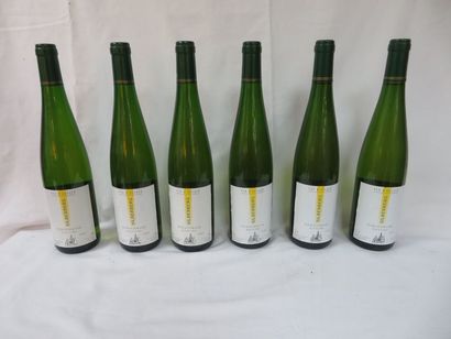 null 6 bouteilles de vin d'Alsace, Riesling, Silberberg : 4 de 2005 et 2 de 2006