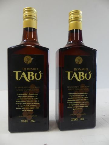 null 2 bouteilles de Ronmiel Tabù Anejo de la République Dominicaine 70 cl 23 % ...