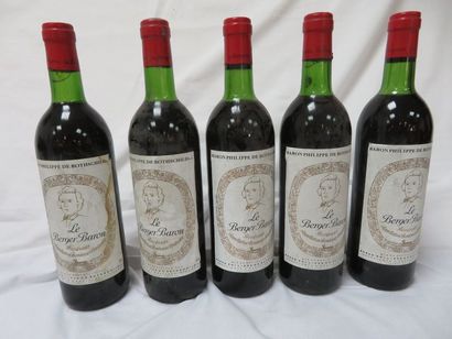 null 5 bouteilles de Bordeaux, Le Berger Baron, sd (B, els)
