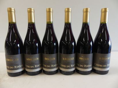 null 6 bouteilles de Baronne de Bry 2016 Côtes du Rhône AOC