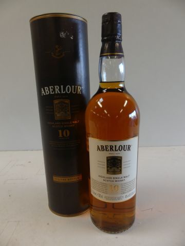 null Whisky 100 cl Coffret 10 ans d'âge Aberlour Highland Single Malt Aged Malt 40...