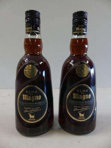 null 2 bouteilles de Brandy de Jerez Alma de Magno Grande Réserve Thomas Osborne...
