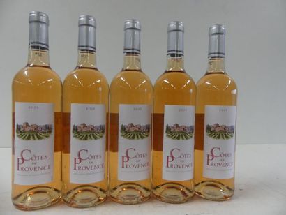 null 5 bouteilles de Côtes de Provence Rosé 2015 AOC