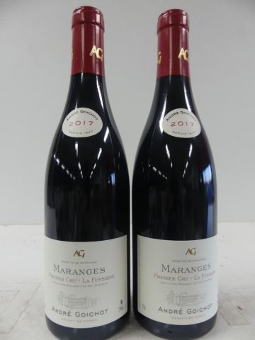null 2 bouteilles de Maranges 1er Cru 2017 La Fussière Bourgogne A. Goichot 2017