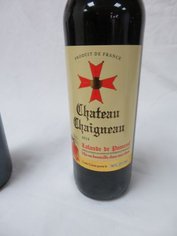 null Lot de trois bouteilles de vin rouge : Margaux, la Sirène de Giscours, 2013,...