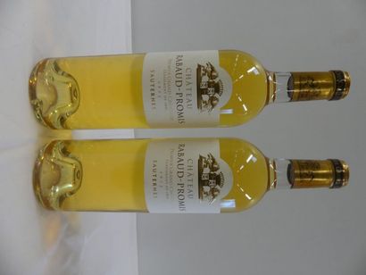 null 2 bouteilles de Château Rabaud Promis 2013 1er Grand Cru Classé de Sauterne...