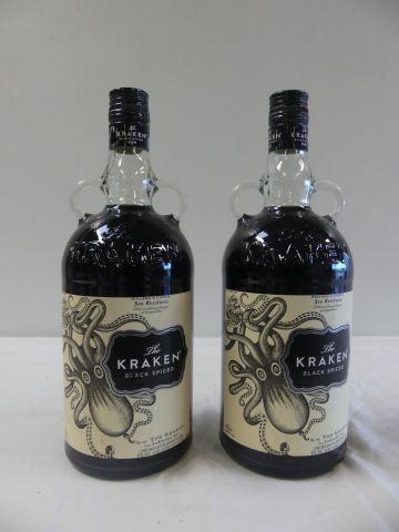 null 2 POTS 100 cl Rhum Ambré The Kraken Black Spiced 40 % vol.