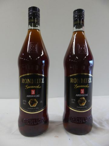 null 2 bouteilles de Ronmiel Arehucas 100 cl Ronmiel Guanche des Canaries 20 % v...