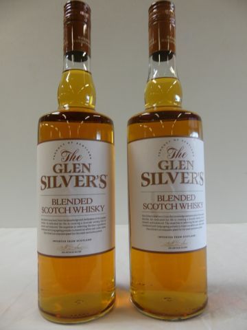null 2 bouteilles de whisky (100 cl) thé glen silver's scotland arthur silver 40...