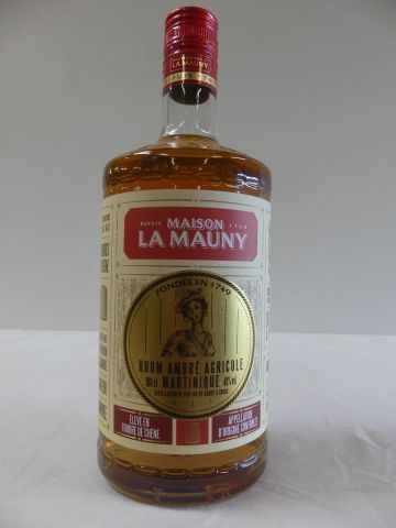 null Rhum Ambré 100 cl La Mauny Rhum Agricole de la Martinique Elevage fûts de chêne...