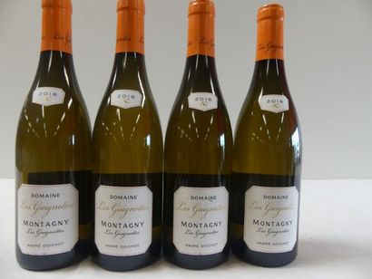 null 4 bouteilles de Montagny 2016, domaine Les guignottes André Goichot
