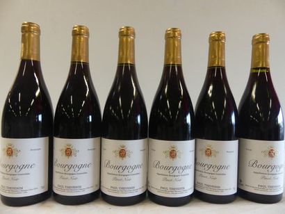 null 6 bouteilles de Bourgogne Pinot noir VSR présumé 2008 Paul Thévenin