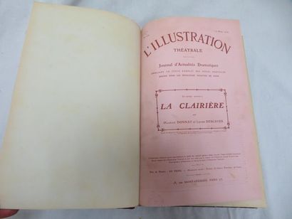 null "L'Illustration théâtrale", recueil contenant l'année 1909.