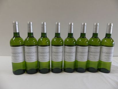 null 8 bouteilles de Bordeaux Blanc Sec 2016 La Grande Croix Cuvée Réserve