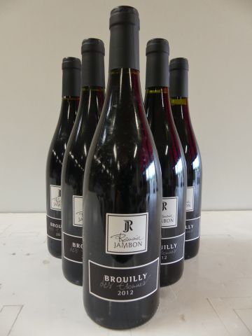 null 6 bouteilles de Brouilly 2012 Cru du Beaujolais Les Eronnes Domaine Jambon