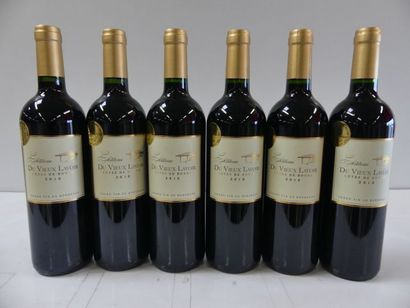 null 6 bouteilles de Château du Vieux Lavoir 2016 Côtes de Bourg Médaille d'Or Vignobles...
