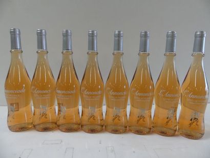 null 8 bouteilles de Provence Rosé 2018 L'Annonciade AOC Provence Le Cellier des...