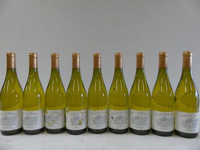 null 9 bouteilles de Chardonnay 2018 Bourogne Blanc Marcel de Normont (ELA)