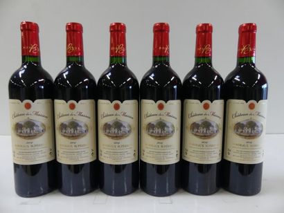 null 6 bouteilles de Château du Masson 2014 Bordeaux Supérieur Vignobles Gassies