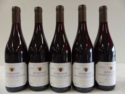 null 5 bouteilles de Hautes Côtes de Nuits 2018 Bourgogne Rouge Henri de Bareuil