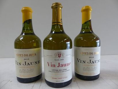 null Lot de 3 bouteilles : 2 Vin Jaune du Jura La Maison des Vigneron 2010 ; 1 Vin...