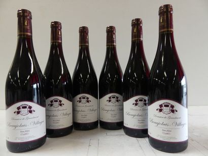 null 6 bouteilles de Domaine de Grandmont 2013 Beaujolais Villages Récoltant