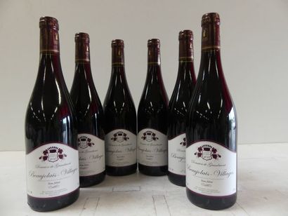 null 6 bouteilles de Domaine de Grandmont 2013 Beaujolais Villages Récoltant