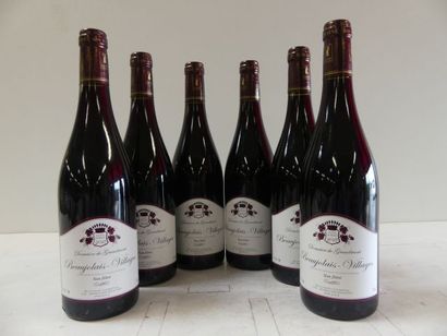 null 6 bouteilles de Domaine de Grandmont 2013 Beaujolais Villages Récoltant