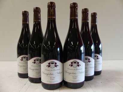 null 6 bouteilles de Domaine de Grandmont 2013 Récoltant Beaujolais Villages