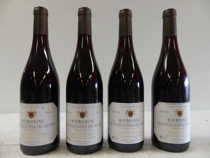 null 4 bouteilles de Hautes Côtes de Nuits 2018 Bourgogne Rouge Henri de Bareuil