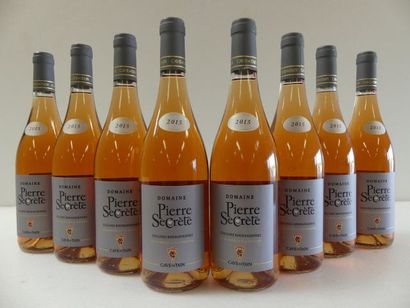 null 8 bouteilles de Domaine des Pierres Secrètes 2015 Rosé des Caves de Tain l'...