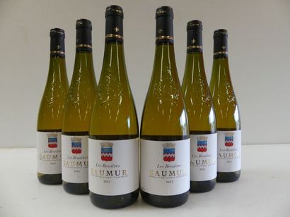 null 6 bouteilles de Saumur Blanc 2015 Les Bessières AOC Cépage Chenin Blanc