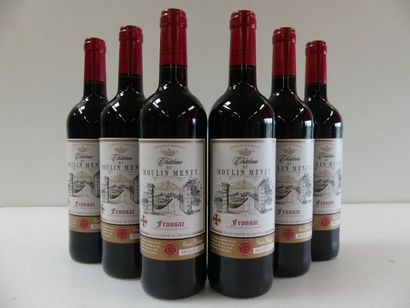 null 6 bouteilles de Fronsac 2017 Château Moulin de Meyney Cuvée Prestige Sélection...