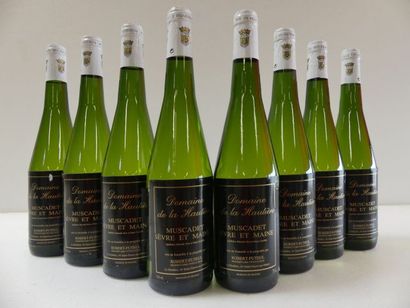 null 8 bouteilles de Domaine de la Hautière 2018 Muscadet Sèvre et Maine Domaine...