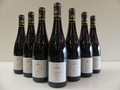 null 7 bouteilles de Anjou Rouge 2016 Domaine des Gardelles Mide de Propriété