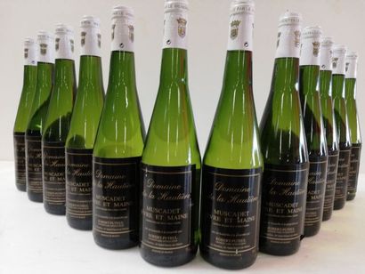 null 12 bouteilles de Domaine de la Hautière 2018 Muscadet Sèvre et Maine Domaine...